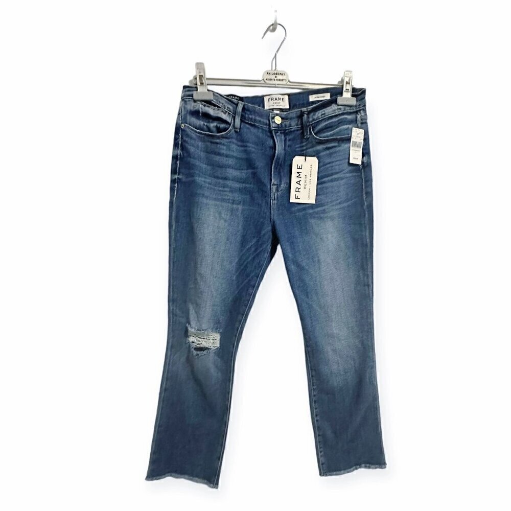Frame Le High Straight Fade In Merriweather, Size 32, NWT